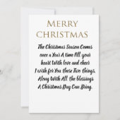 カスタマイズクラシック自分のクリスマスカード。 シーズンカード (正面)