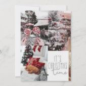 カスタマイズクラシック自分のクリスマスカード。 シーズンカード (裏面)