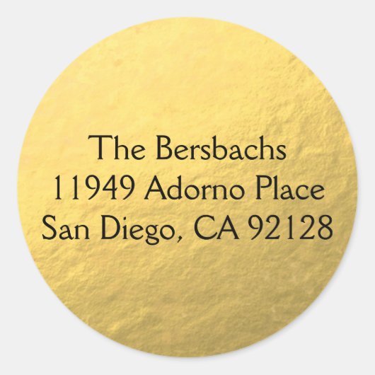 カスタマイズクラシック ラウンドシール (正面)