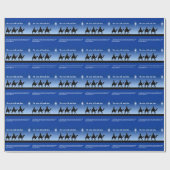 カスタマイズクリスマスの包み紙- Wise Men ラッピングペーパー (フラット)