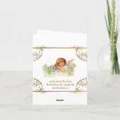 カスタマイズクリスマスの天使カード- シーズンカード (裏面)