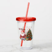 カスタマイズクリスマス アクリルタンブラー (裏面)