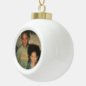 カスタマイズクリスマス セラミックボールオーナメント (右)