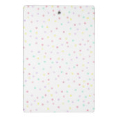 カスタマイズクリップボード – 水玉模様 ミニクリップボード (裏面)