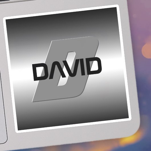 カスタマイズクール可能な名前とモノグラム シール