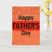 カスタマイズクール可能な父の日 カード (黄色い花)