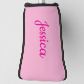 カスタマイズクール可能文字 ゴルフヘッドカバー (回転90)