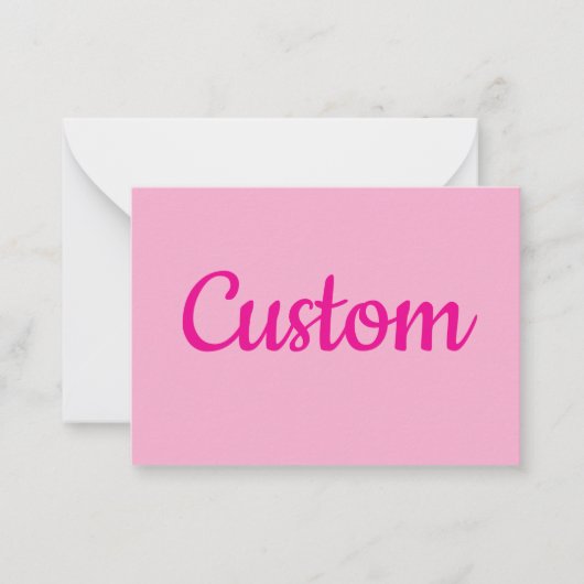 カスタマイズクール可能文字 ノートカード (正面)