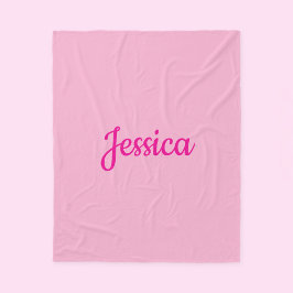 カスタマイズクール可能文字 フリースブランケット