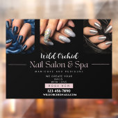 カスタマイズグリッター爪、 ネイルネイルサロンスパショップ ウィンドウサイン (シート2)