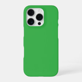 カスタマイズグリーンのiPhoneケース iPhone 16 Proケース