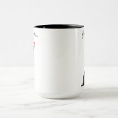カスタマイズグレイハウンドマザーマグ、名入れ、コーヒーマグ マグカップ (中央)