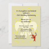 カスタマイズケージャンクロフィッシュ記念日パーティー 招待状 (裏面)