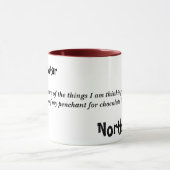 "カスタマイズコーヒーのチョコレート"マグ- マグカップ (中央)