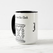 カスタマイズコーヒー・マグの砂時計最低無し マグカップ (正面左)