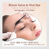 カスタマイズサロンスパ色素沈着メイクアップ ウィンドウサイン (シート)