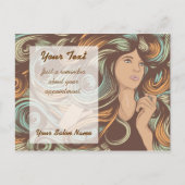 カスタマイズサロンテンプレート ポストカード (正面)