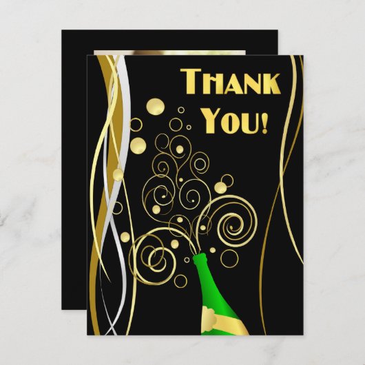 カスタマイズサンキューカード-任意写真との… サンキューカード (正面/裏面)