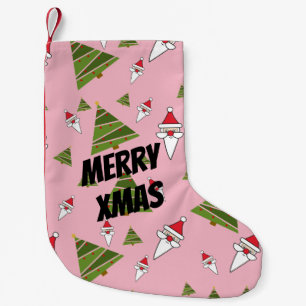 カスタマイズサンタクリスマスツリー スモールクリスマスストッキング