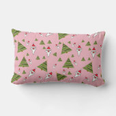 カスタマイズサンタクリスマスツリー ランバークッション (裏面)