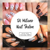 カスタマイズシンプルカラフルネイルサロンプロモーション ウィンドウサイン (シート2)