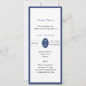 カスタマイズシンプルブライダルシャワー 招待状 (正面)