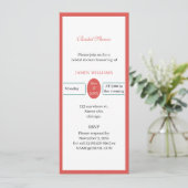 カスタマイズシンプルブライダルシャワー 招待状 (スタンド正面)