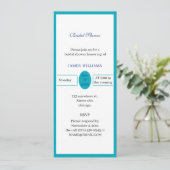 カスタマイズシンプルブライダルシャワー 招待状 (スタンド正面)