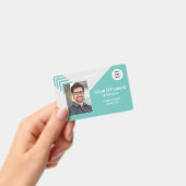 カスタマイズシンプル可能なデザインビジネスIDバッジ バッジ (手持ち)