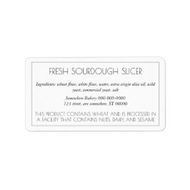 カスタマイズシンプル可能なベーキングラベル ラベル