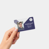 カスタマイズシンプル可能なユニークデザインBlue Business ID バッジ (手持ち)