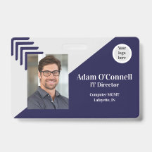 カスタマイズシンプル可能なユニークデザインBlue Business ID