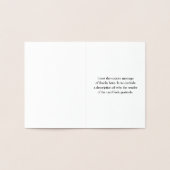 カスタマイズシンプル可能な感謝してい「非常に多く！」 カード (内部)