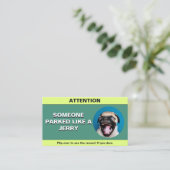 カスタマイズジェリーの駐車違反おもしろい車 コーリングカード (スタンド正面)