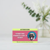 カスタマイズジェリーの駐車違反おもしろい車 コーリングカード (スタンド正面)