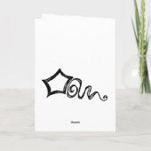 カスタマイズジェーンAustenの引用文のバースデー・カード カード (裏面)