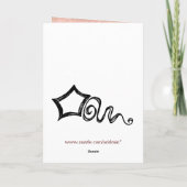 カスタマイズジェーンAustenの引用文のバースデー・カード カード (裏面)