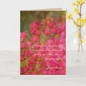 カスタマイズジェーンAustenの引用文のバースデー・カード カード (黄色い花)