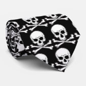 カスタマイズスカルのタイ- ネクタイ (ロール)