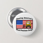 カスタマイズスクールバスボタン- 缶バッジ (正面&裏面)