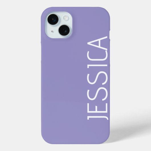 カスタマイズスタイリッシュモダンミニマルモノグラム名 Case-Mate iPhoneケース (裏面)