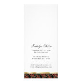 カスタマイズスタイリッシュ可能なサロンラックカード ラックカード (裏面)