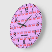 カスタマイズスタイリッシュ可能なマモダンーヴ検証済みブランド ラージ壁時計 (傾斜)