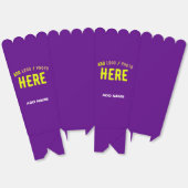 カスタマイズスタイリッシュ可能なモダンインジゴブランドポップコーン フェイバーボックス (見開き)