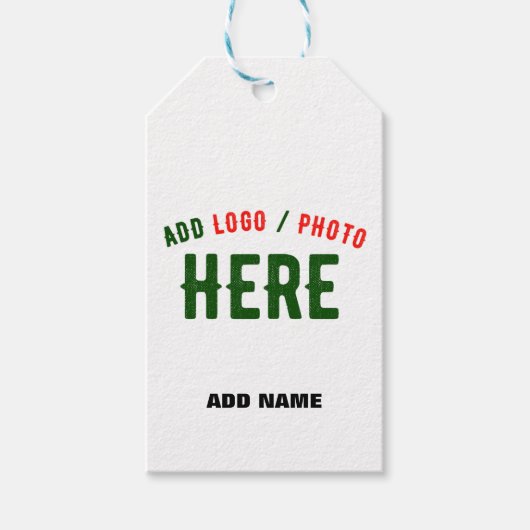 カスタマイズスタイリッシュ可能なモダン茶色の検証済みブランド ギフトタグ (正面)