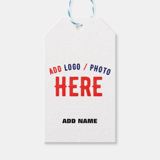 カスタマイズスタイリッシュ可能なモダン茶色の検証済みブランド ギフトタグ (正面)