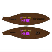 カスタマイズスタイリッシュ可能なモダン茶色の検証済みブランド ミニバスケットボール (パネル)