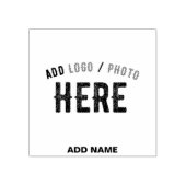 カスタマイズスタイリッシュ可能なモダン茶色の検証済みブランド ラバースタンプ (インプリント)