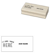 カスタマイズスタイリッシュ可能なモダン茶色の検証済みブランド ラバースタンプ (押印)