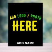 カスタマイズスタイリッシュ可能なモダン黒の検証済みブランド アクリルサイン (ニュートラル)